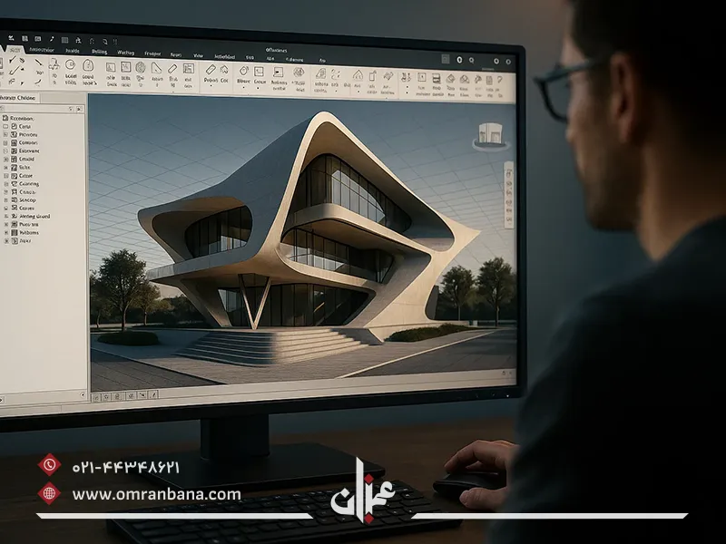 طراحی معماری سه بعدی در نرم افزار Revit