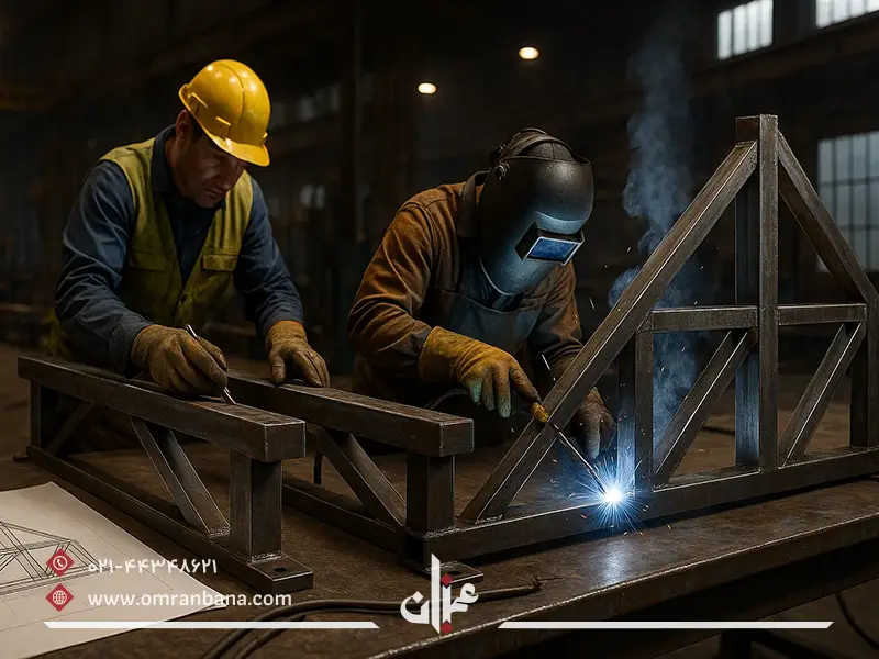 ایده تا واقعیت مراحل ساخت سازه فلزی